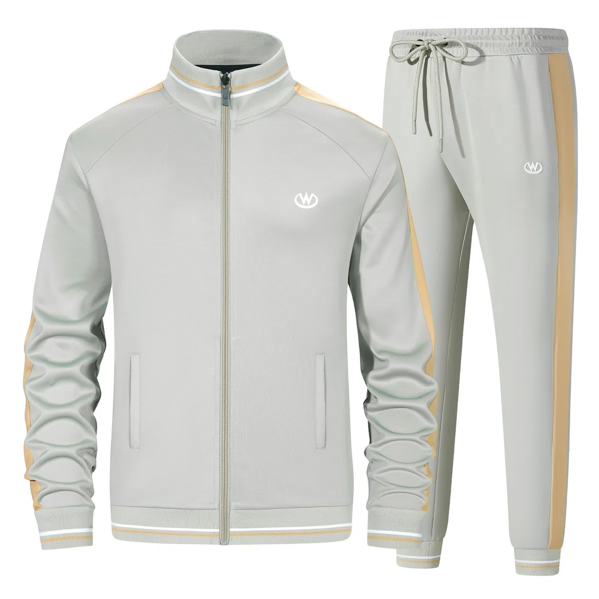 Survêtements décontractés à manches longues - Survêtements de jogging - Ensemble de survêtement - Vestes et pantalons - Tenue 2 pièces