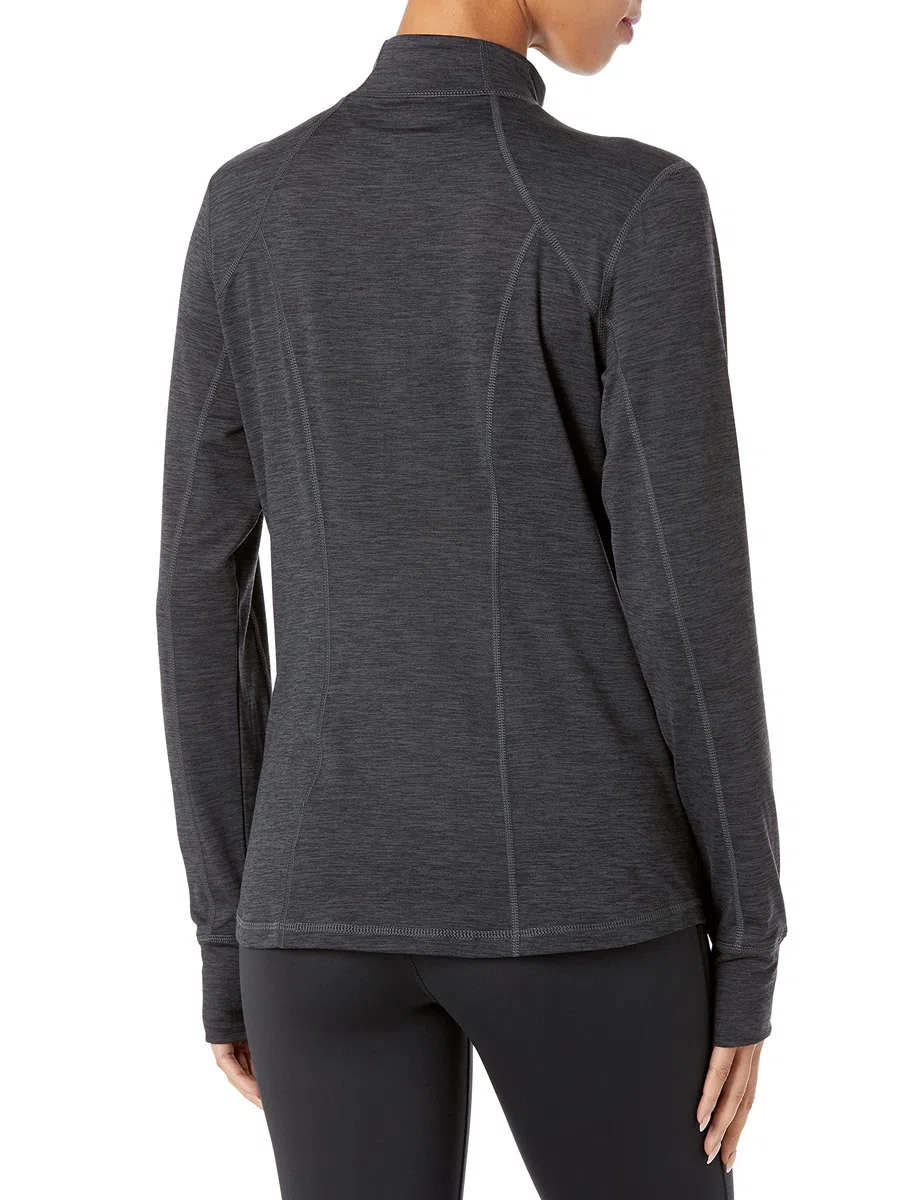 Amazon Essentials Veste Entièrement Zippée en Tissu Brossé Tech Stretch - Couleurs abandonnées Femme