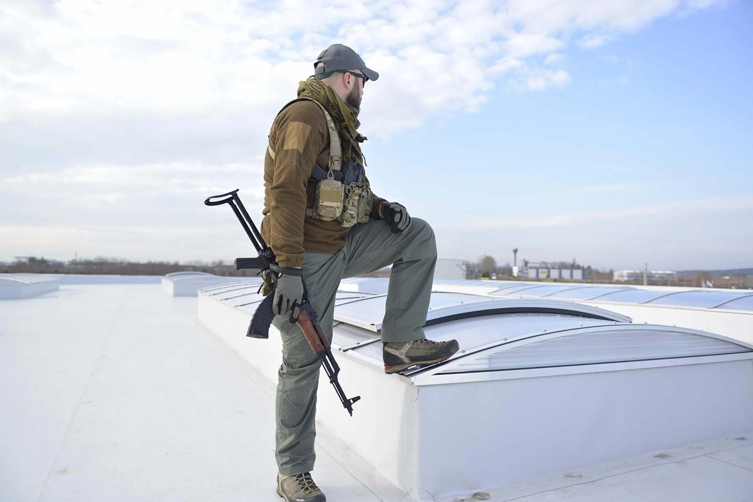 Helikon-Tex Alpha Tactical Veste en polaire avec grille