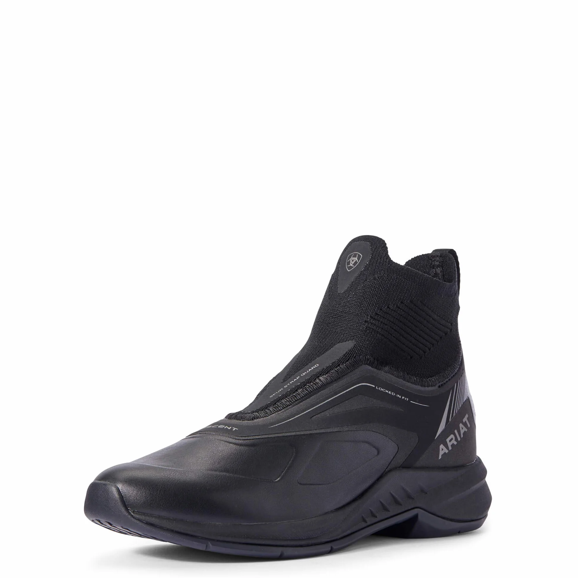 ARIAT Bottes de paddock Ascent pour femme – Noir – Légères – Technologie ATS® pour plus de stabilité et de confort tout au long de la journée, Noir, 40 EU