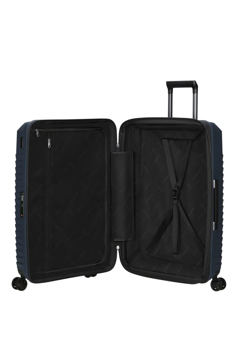Samsonite Intuo - Spinner L, Valise Extensible, 75 cm, 105/115 L, Bleu (Nuits Bleues)