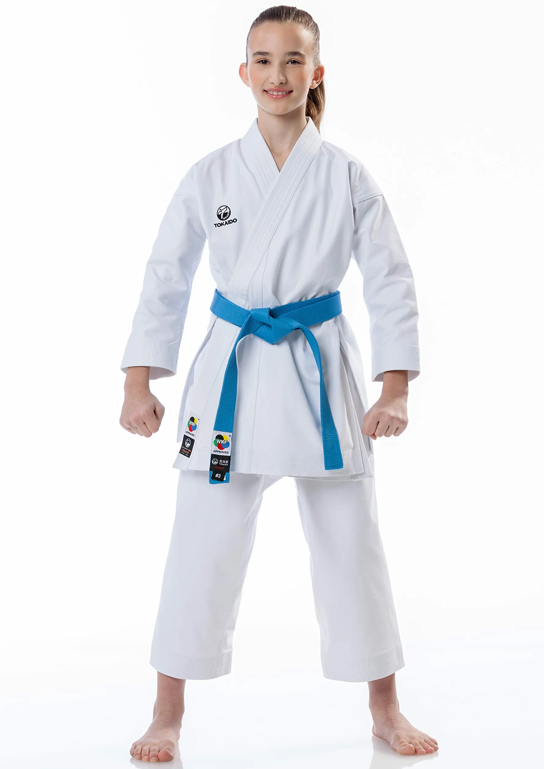 Tokaido Kata Master Junior Combinaison de karaté Unisexe Blanc