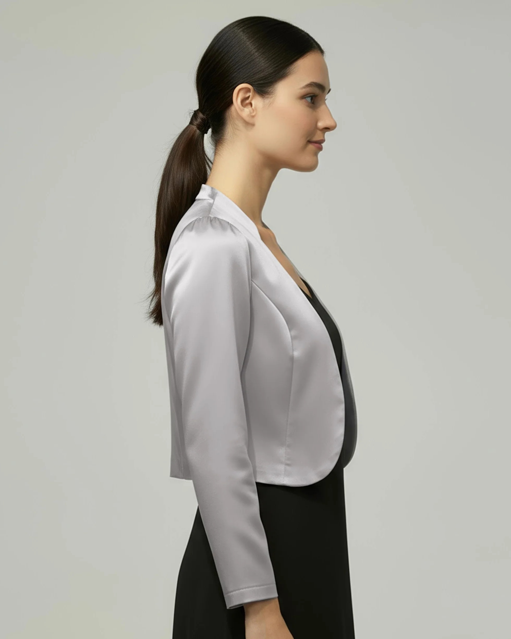 BlackButterfly Formel Satin Manches Longues Boléro Veste