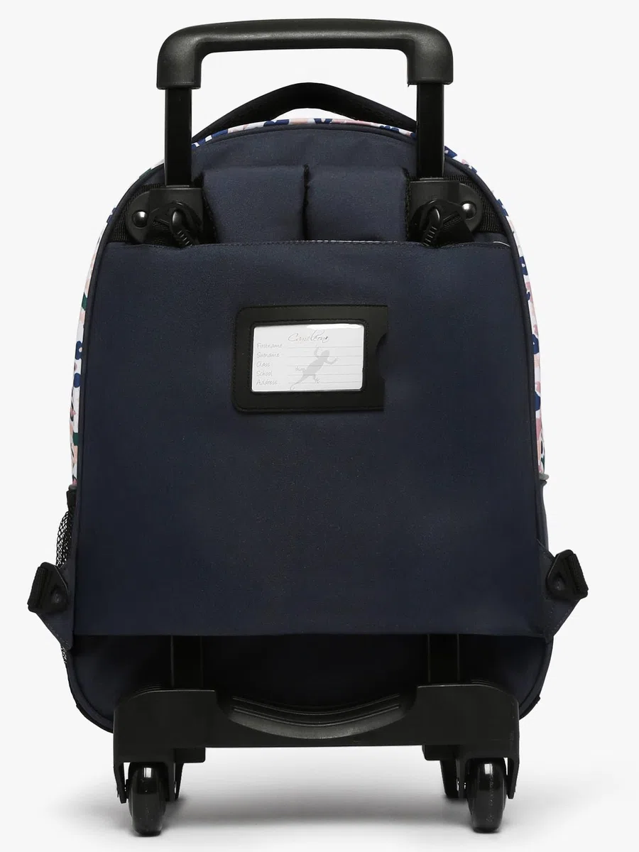 Cameleon Sac à dos scolaire à roulettes Bleu enfant Ligne Actual Intérieur 2 compartiments. Idéal pour l'école primaire : Du CP au CE2. Pour fille et garçon