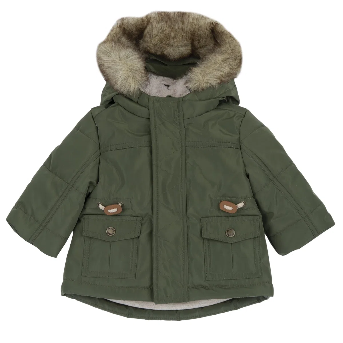 Chicco Blouson Bébé avec Capuche et Fermeture Éclair Lavable en Machine Vêtements Enfant 0-24 Mois