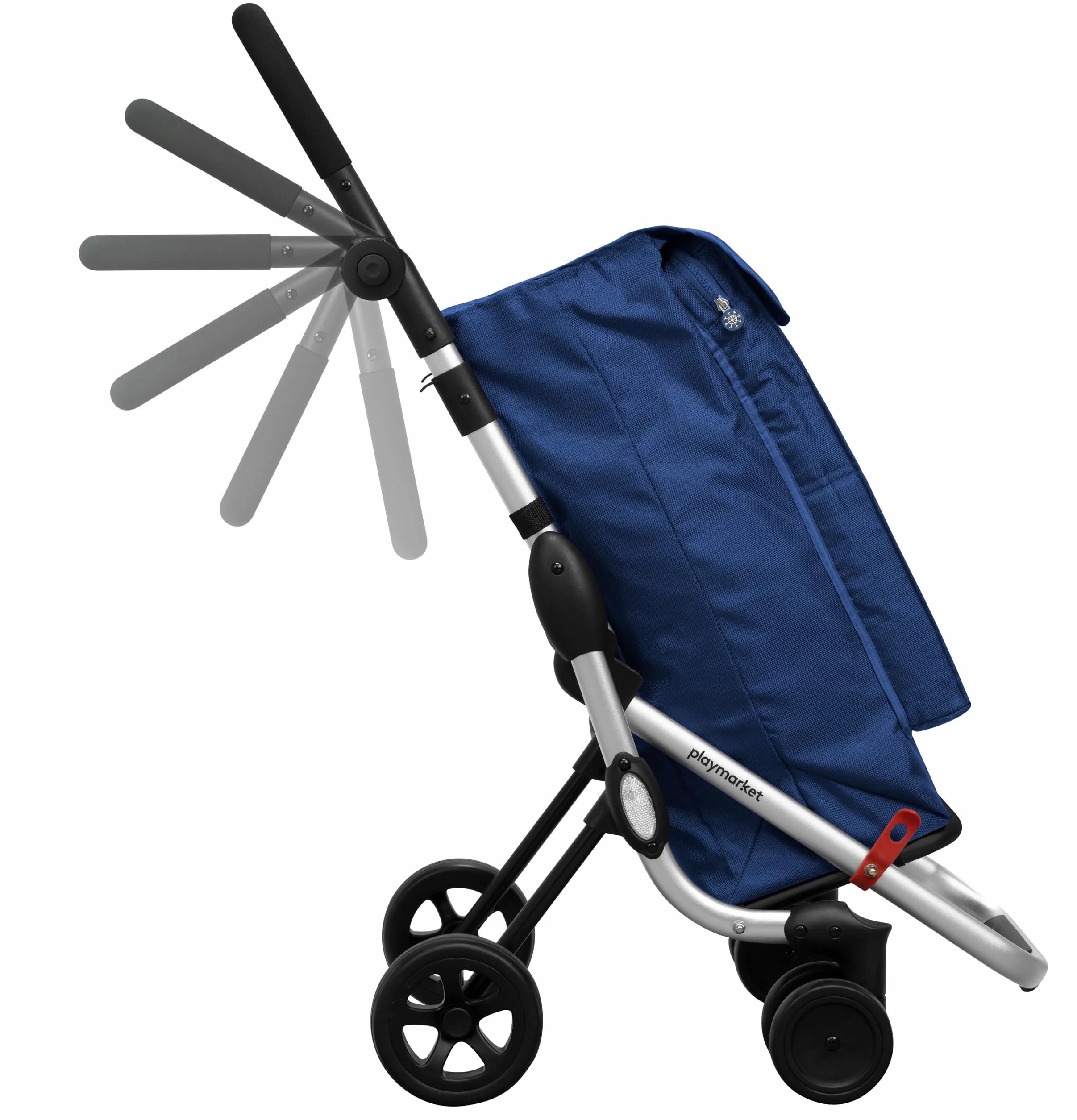 Playmarket Go Up Basic poussette de marché, 110 cm, 39.5 liters, Bleu (Navy)
