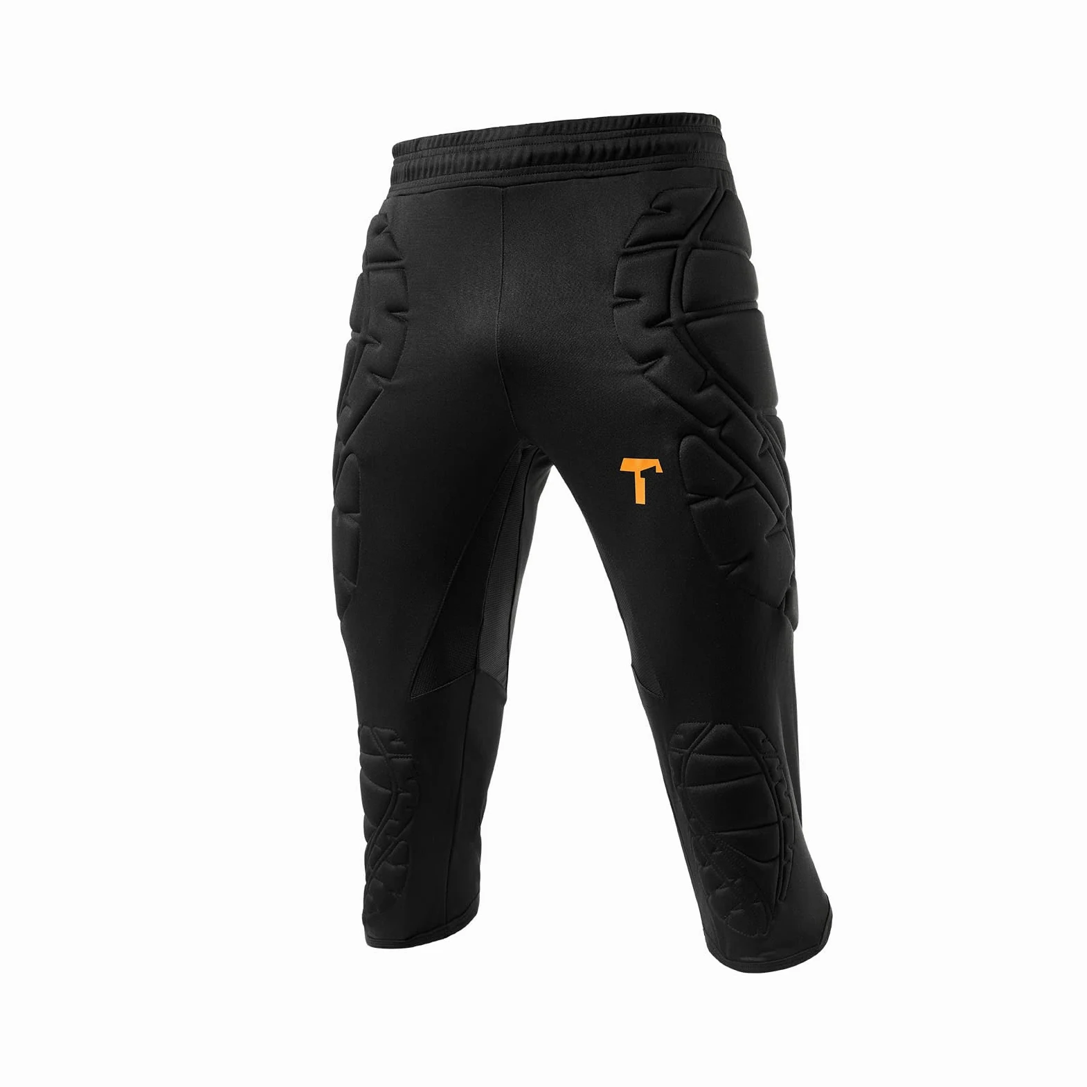 T1TAN Pantalon 3/4 - pour Les Gardiens -Pantalon d'entraînement avec des Protections légères au Niveau des Hanches et des Genoux et Une Zone de Genoux étendue à l'avant Font