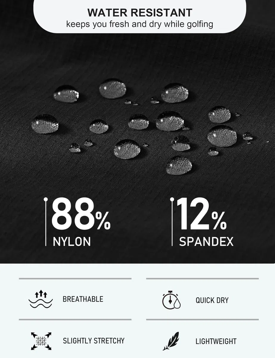 MoFiz Homme Pantacourt Cargo Été 3/4 Pantalon Capris Décontracté Séchage Rapide Extérieur Shorts de Randonnée avec 5 Poches Zippées