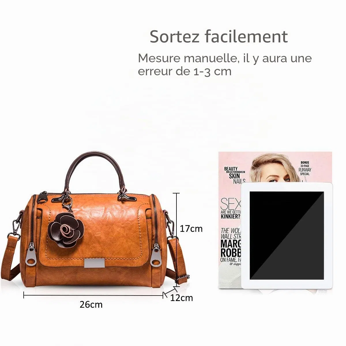 NICOLE & DORIS Femme Sac à main Sac à Bandoulière Sac D'épaule floral sac à main de la Mode