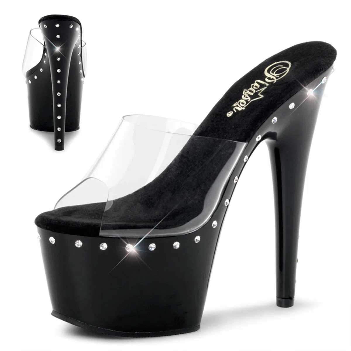 Pleaser Adore-701, Sandales Plateforme Femme