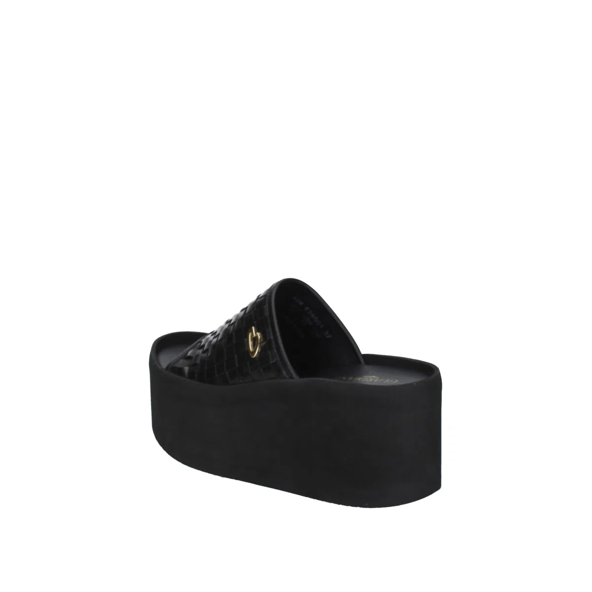 Gardiens mal noir avec compensée pour femme, Noir , 38 EU