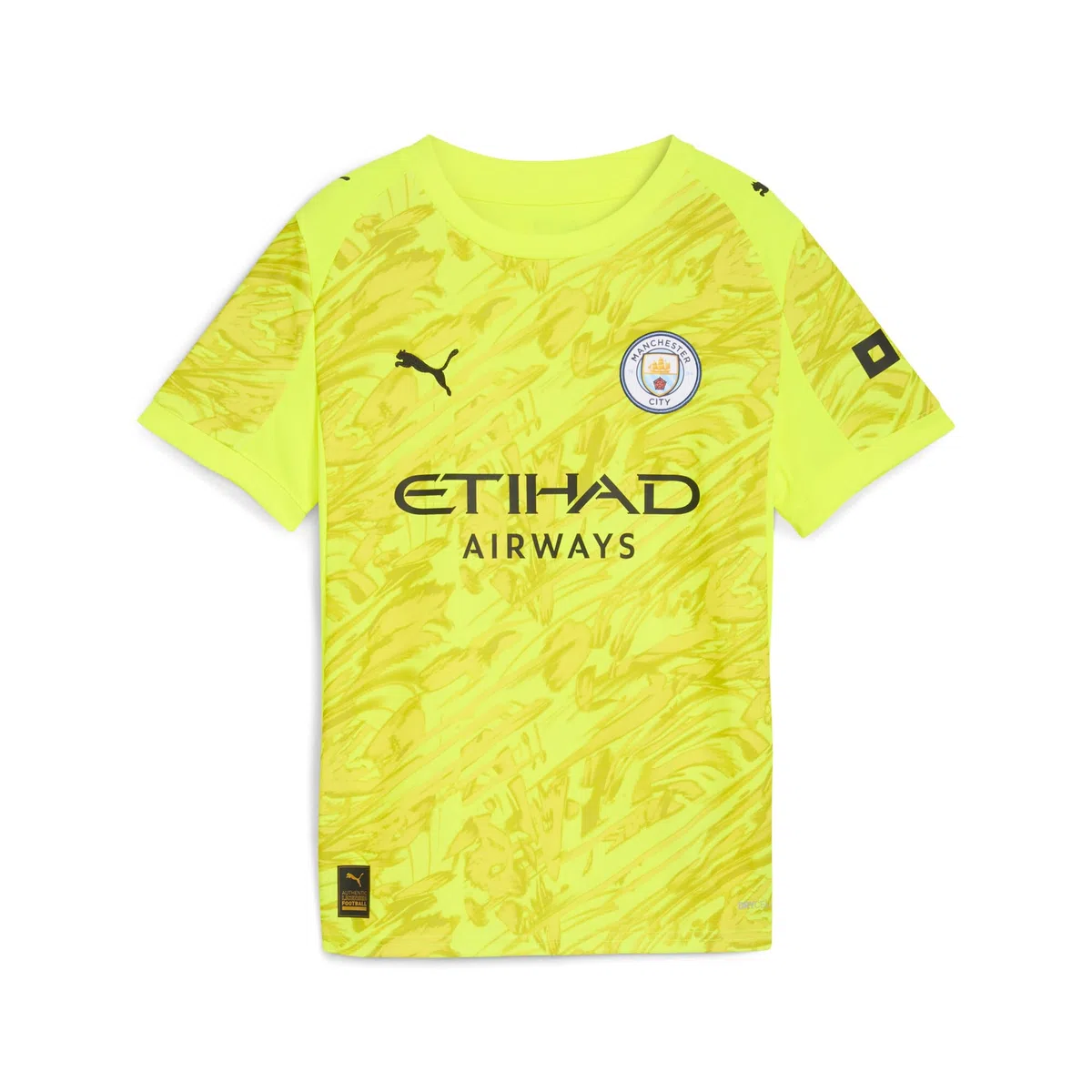 Maillot de Gardien Enfant Manchester City FC 2025/26 Jaune