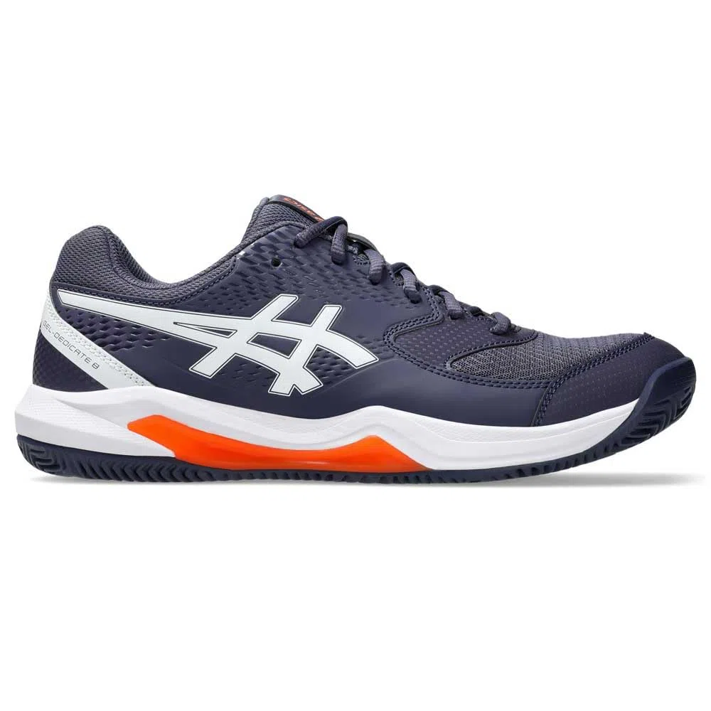 ASICS Dedicate 8 Clay Homme Chaussures de Tennis Bleu Blanc
