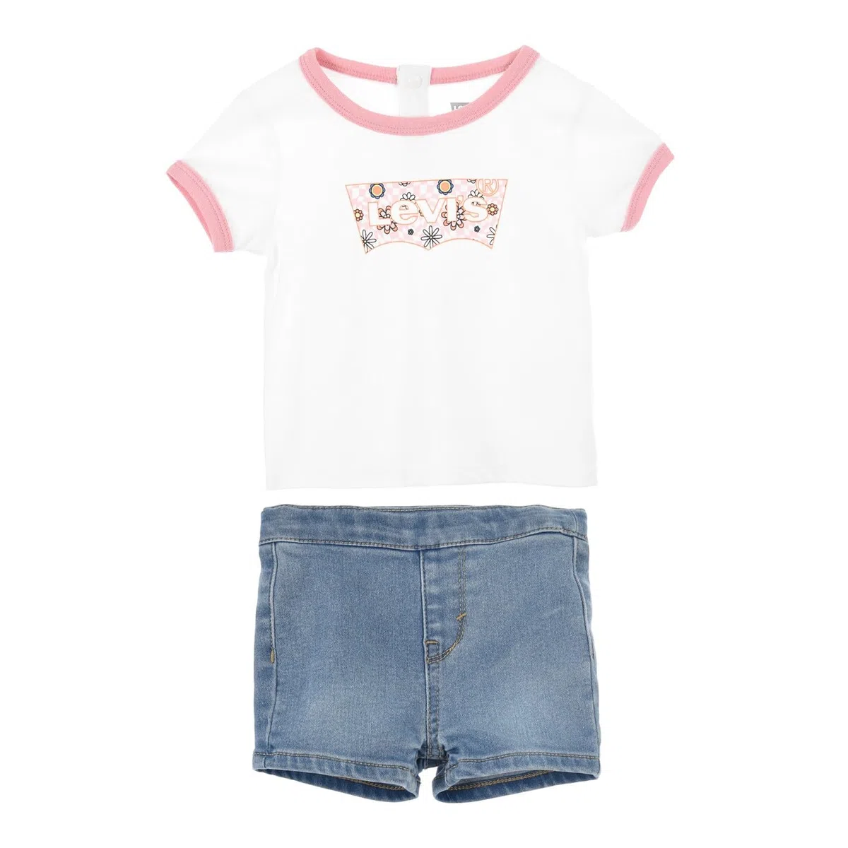 Levi's Lvb Popsicle Short Set 6eh013 Ensembles Bébé Fille