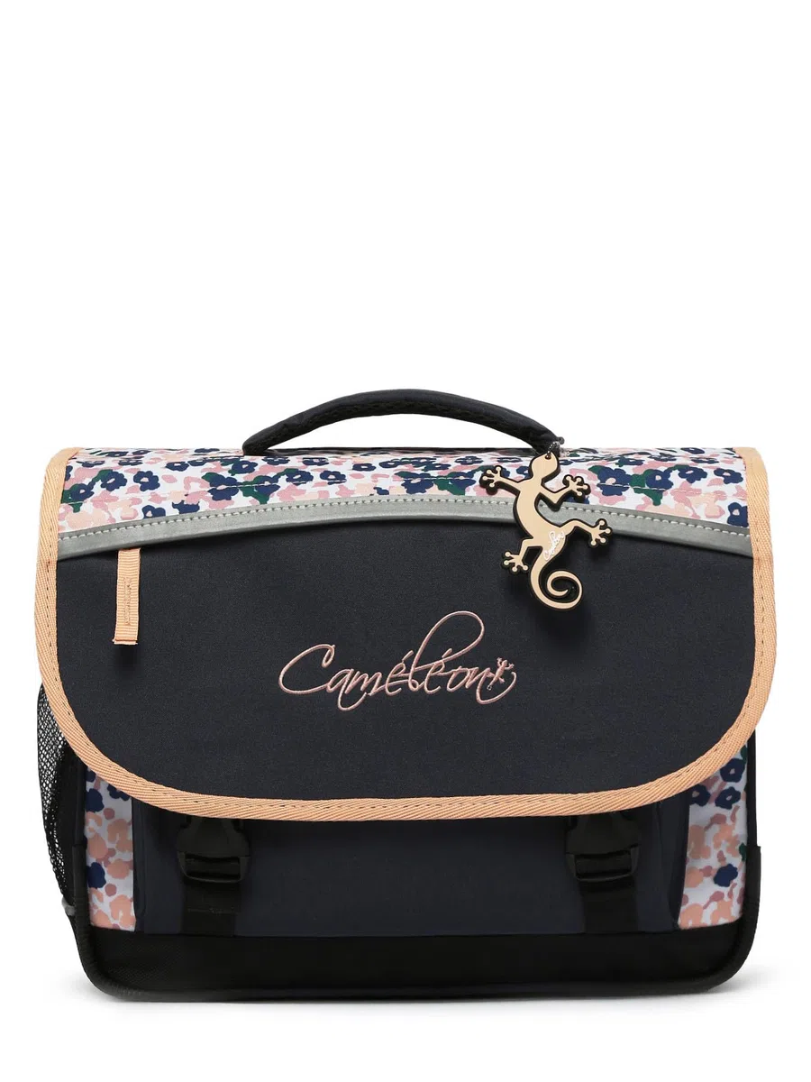Cameleon Cartable scolaire maternelle/CP Bleu 35 cm Ligne Actual Intérieur 2 compartiments - Fermeture rabat. Idéal pour l'école primaire. Existe en 4 coloris. Pour fille et garçon