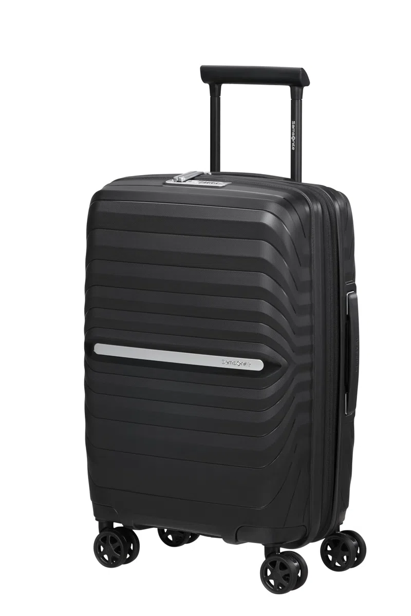 Samsonite Neo Flux - Spinner M, Valise Extensible, 68 cm, 86/96 L, Noir (Black)