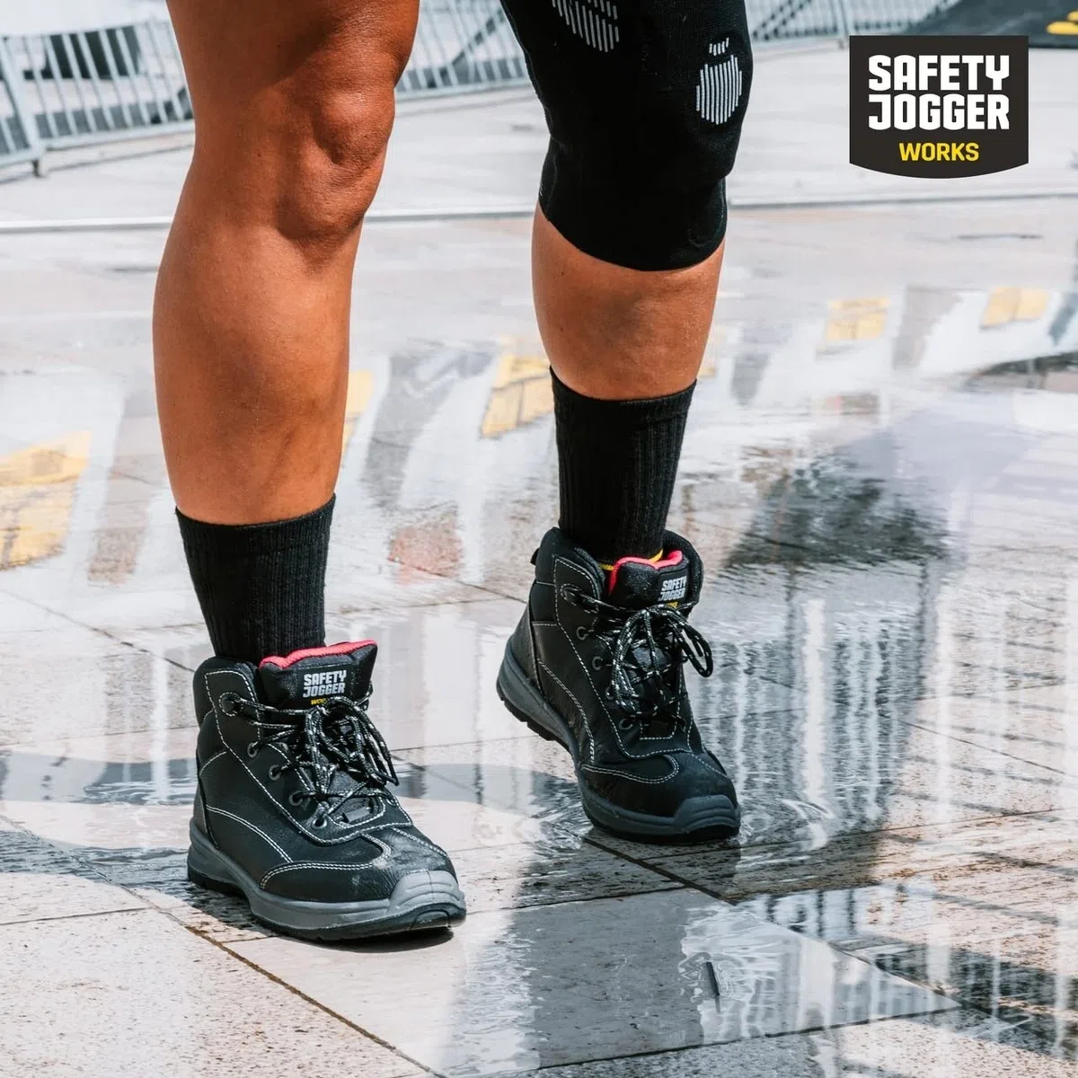 SAFETY JOGGER Chaussures de Sécurité S3 Femme 37 EU - BESTLADY - Chaussures de Travail avec Embout en Acier Légère, Bottines Étanche avec Semelle Anti-Choc, Noir
