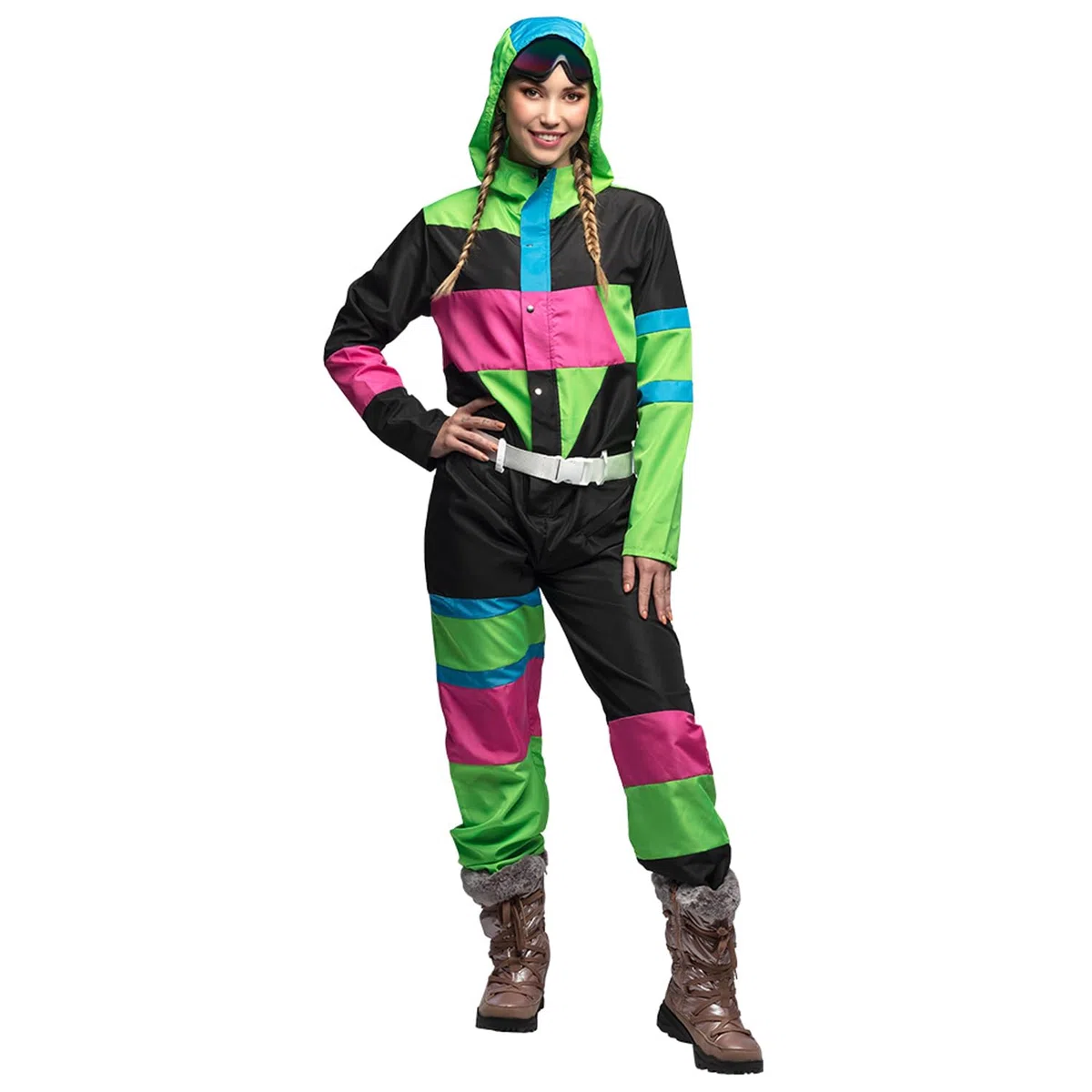 Boland - Combinaison de ski pour femmes, déguisement pour une fête à thème, Halloween ou le carnaval, déguisement des années 80