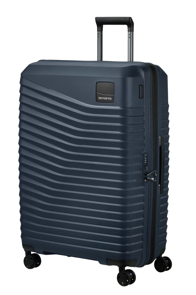 Samsonite Intuo - Spinner L, Valise Extensible, 75 cm, 105/115 L, Bleu (Nuits Bleues)