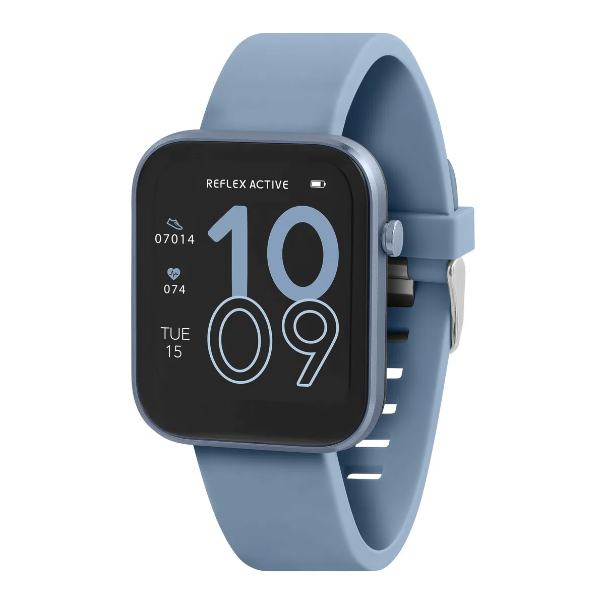 Reflex Active Montre connectée RA12-2153 Series 12 Bleue avec Suivi d'activité, Denim, Moderne