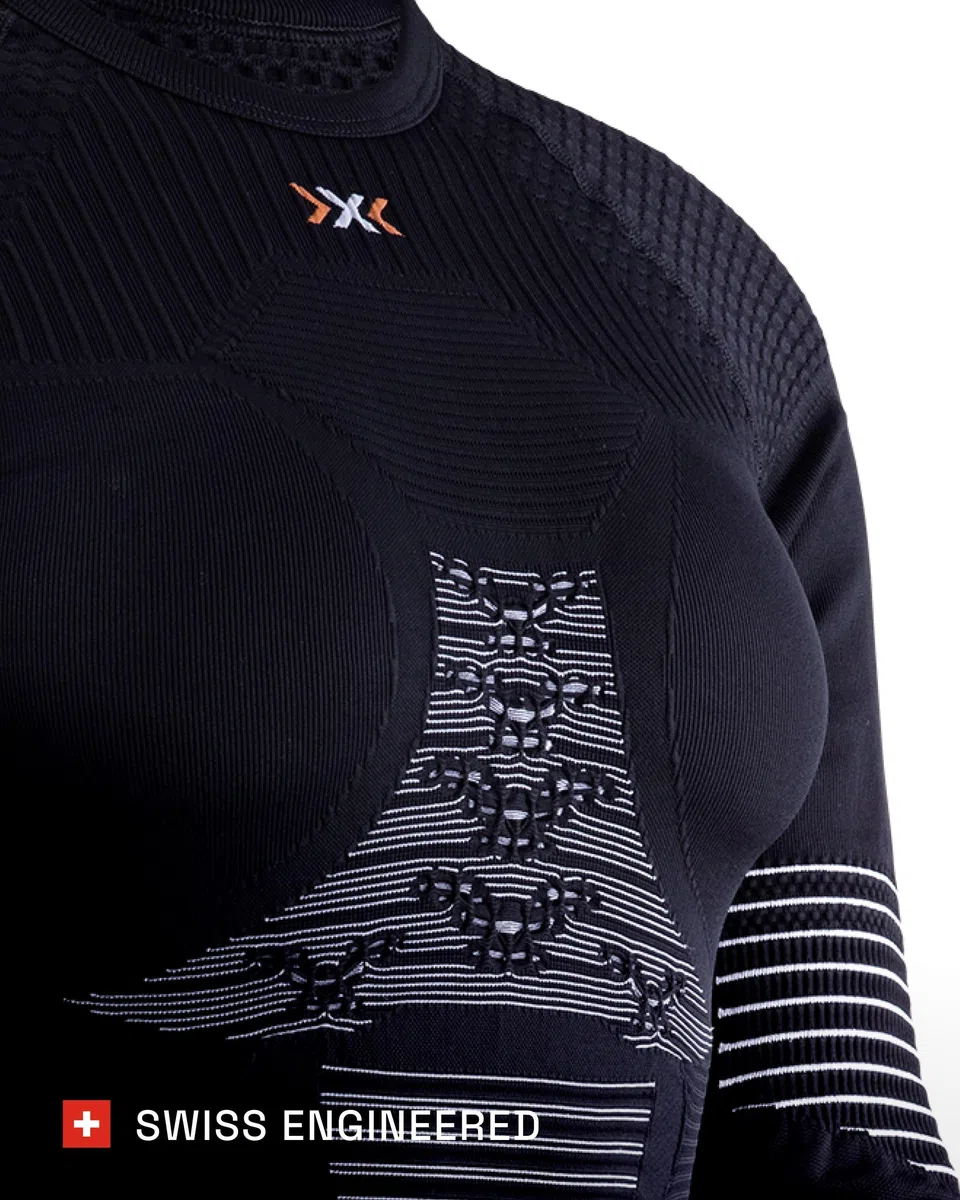 X-Bionic Energizer 4.0 Shirt Round Neck Long Sleeves Women Maillot de Compression Femme (Lot de 1)