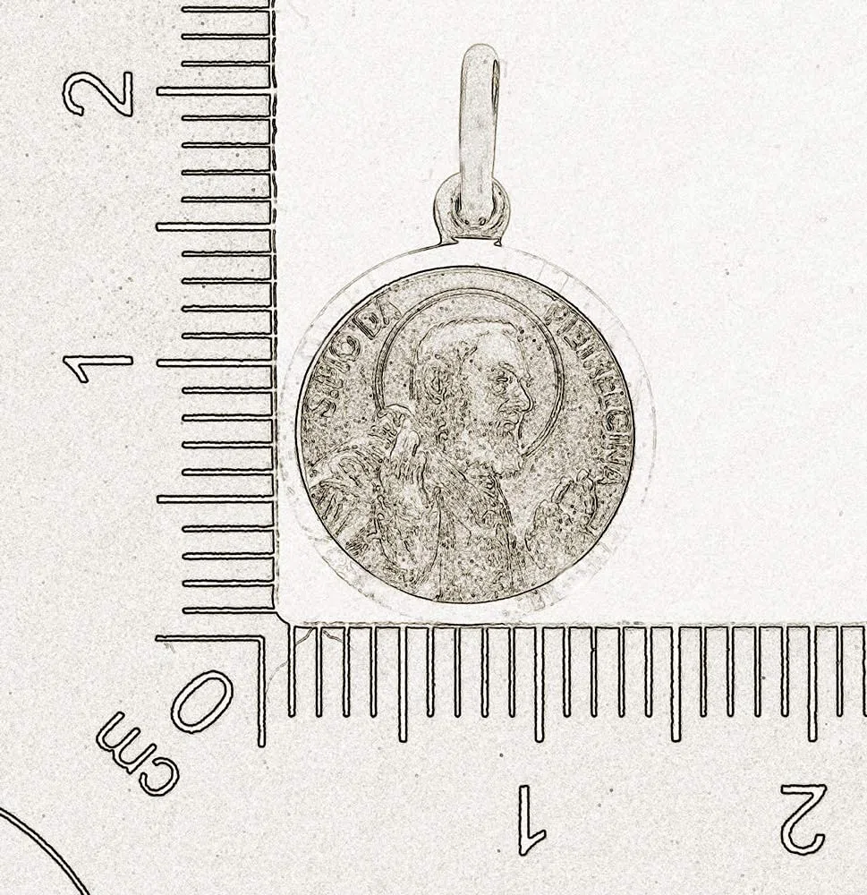 AFP Padre Pio Pendentif en argent 925