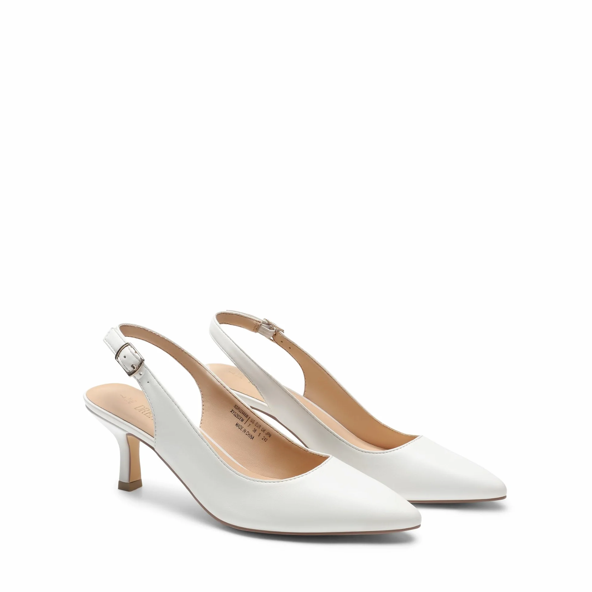 DREAM PAIRS Escarpins Femme Talons Slingback Chaussure à Talon Confortable Classique