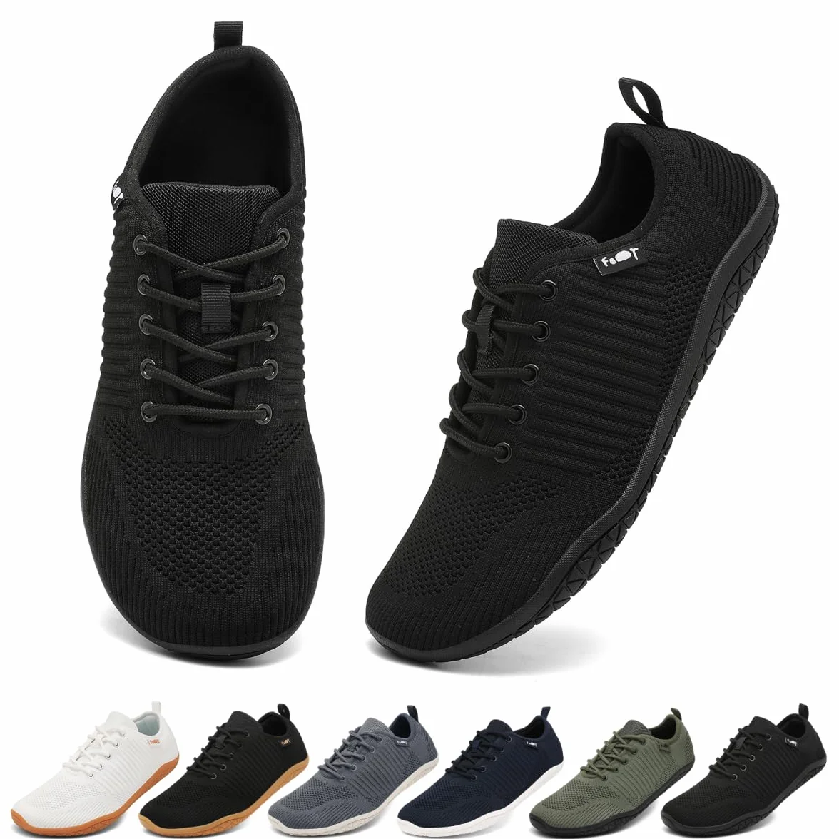 Geweo Barefoot Femme Homme Chaussures de Minimalist Embout Large Sneaker Respirant 37-47