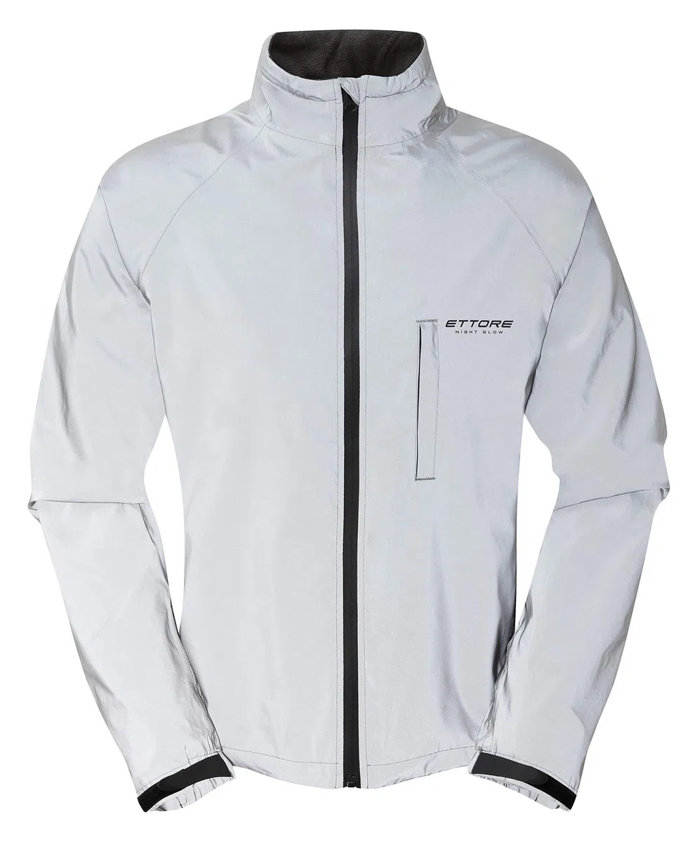 Ettore Veste De Vélo De Couleur Argent Pour Homme Aérée Étanche Haute Visibilité Et Réfléchissante - Night Glow