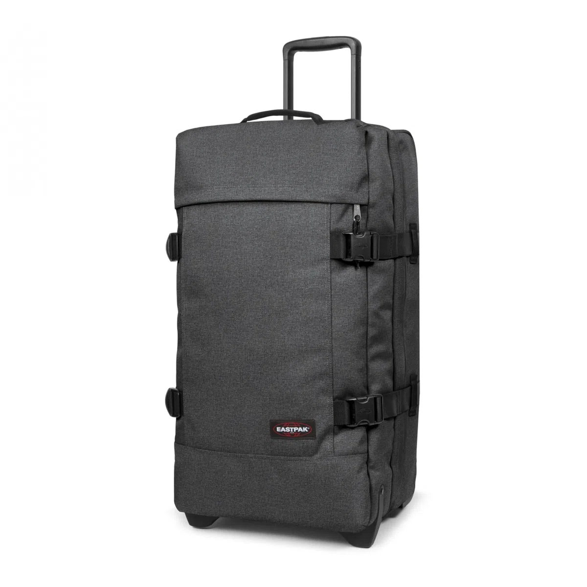 Eastpak Tranverz M Valise Moyenne 78L (67 x 35,5 x 30 cm), bagage à roulettes, valise légère et résistante avec double compartiment, poignée télescopique & serrure TSA - BLACK DENIM