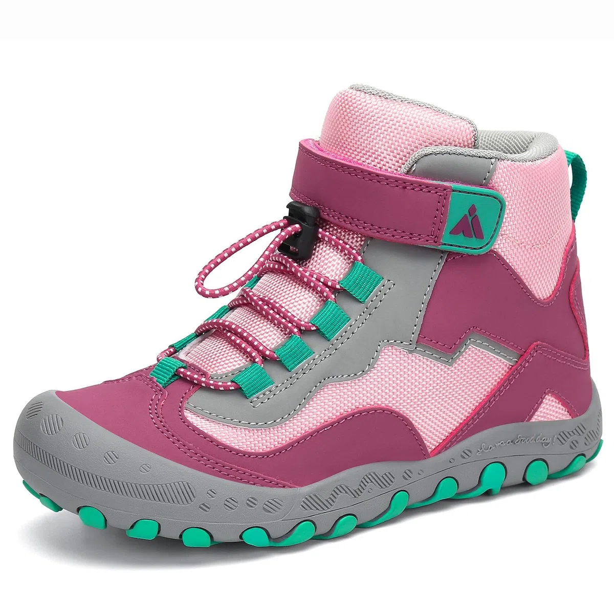 Mishansha Chaussures de Randonnée pour Garçons Antidérapant Trekking Léger Respirant Baskets Sneakers GR.24-38 EU