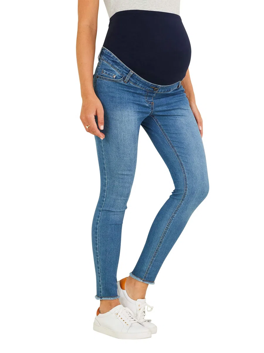 VERTBAUDET Jean Skinny de Grossesse 7/8ème Denim Bleached 38