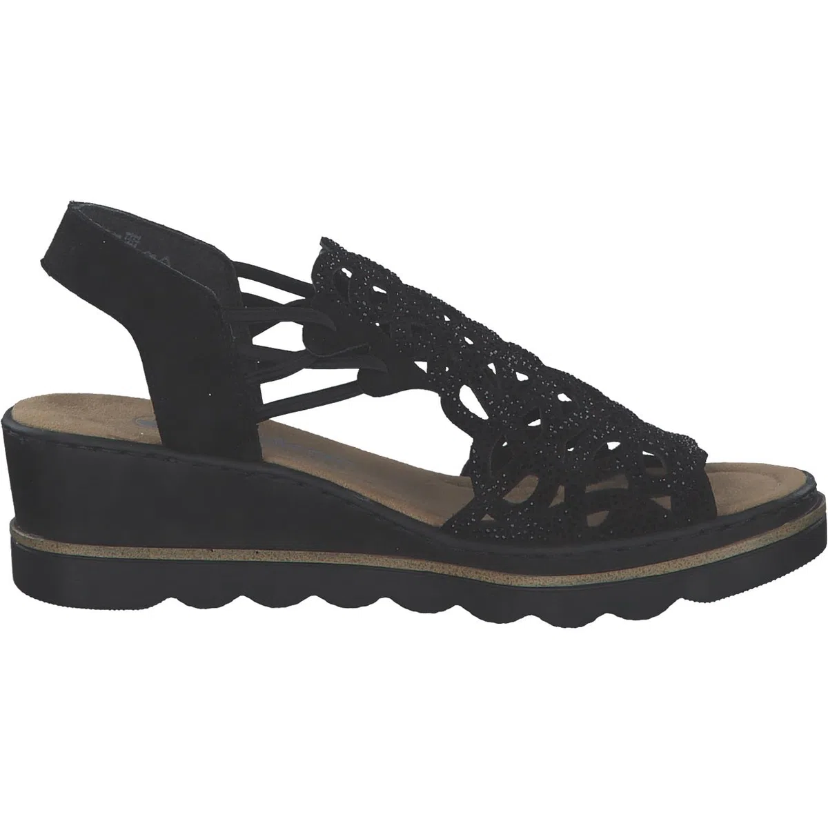 Rieker 67465 Sandales compensées Femme