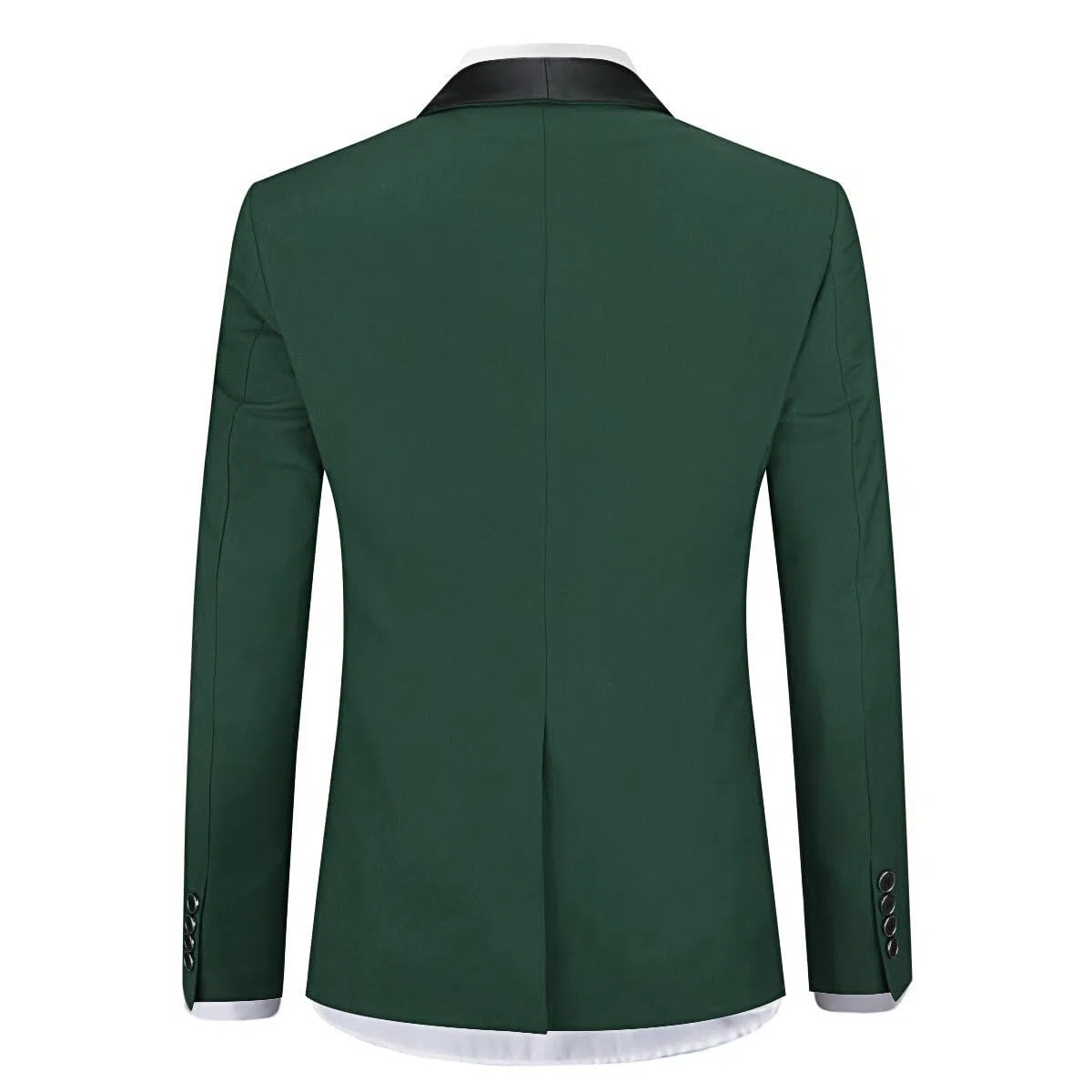 Sliktaa Tuxedo Une pièce à Châle Revers pour Hommes Coupe ajustée Élégante Classique Réunion d'affaires Mariage Bal Quotidien