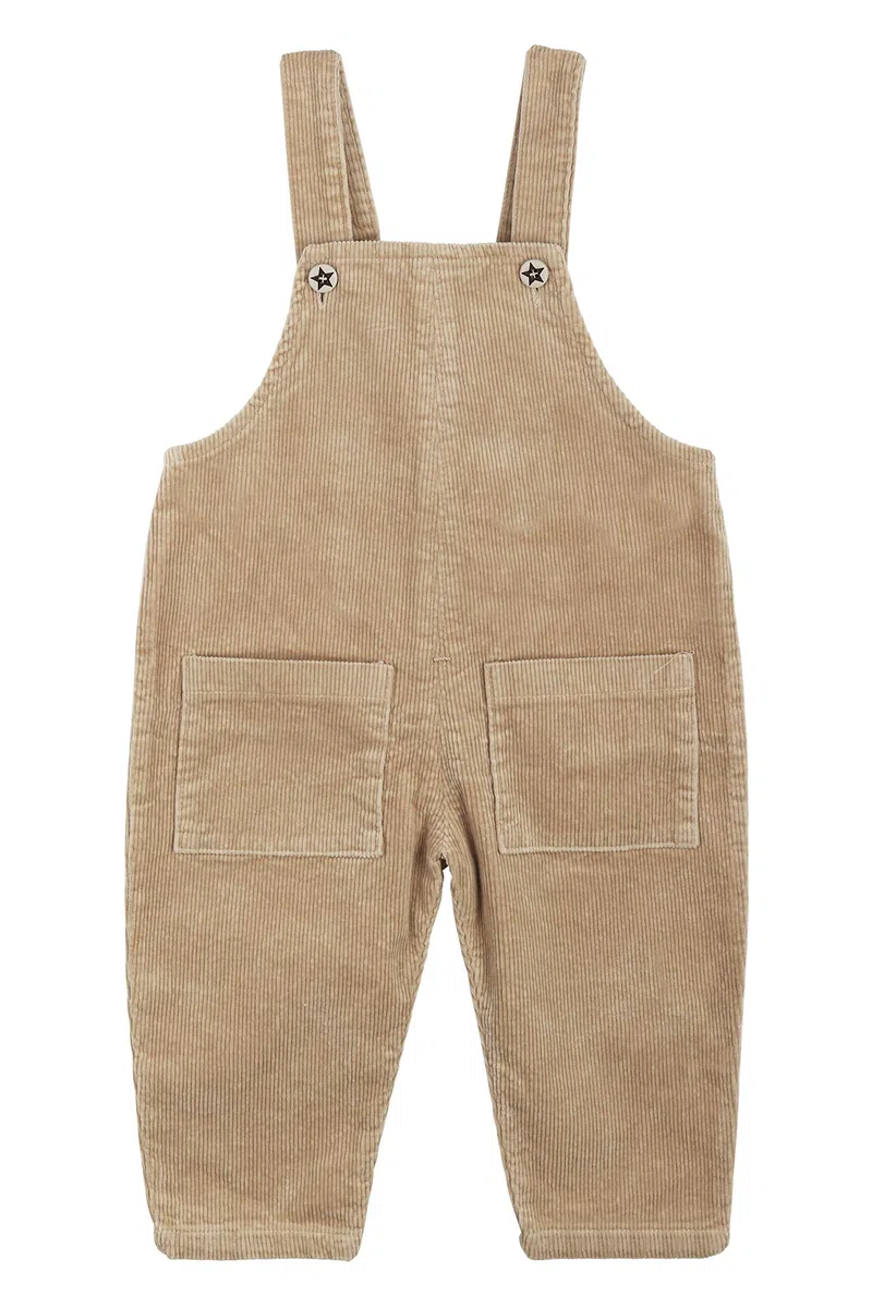 Salopette en Velours Côtelé pour Bébé Tout-Petit Enfants Garçon et Fille avec Bretelles pour Bébé Tout-Petit Enfants 1-4 ans Style Vintage Rétro - Taille 80/86/92/98/104/110