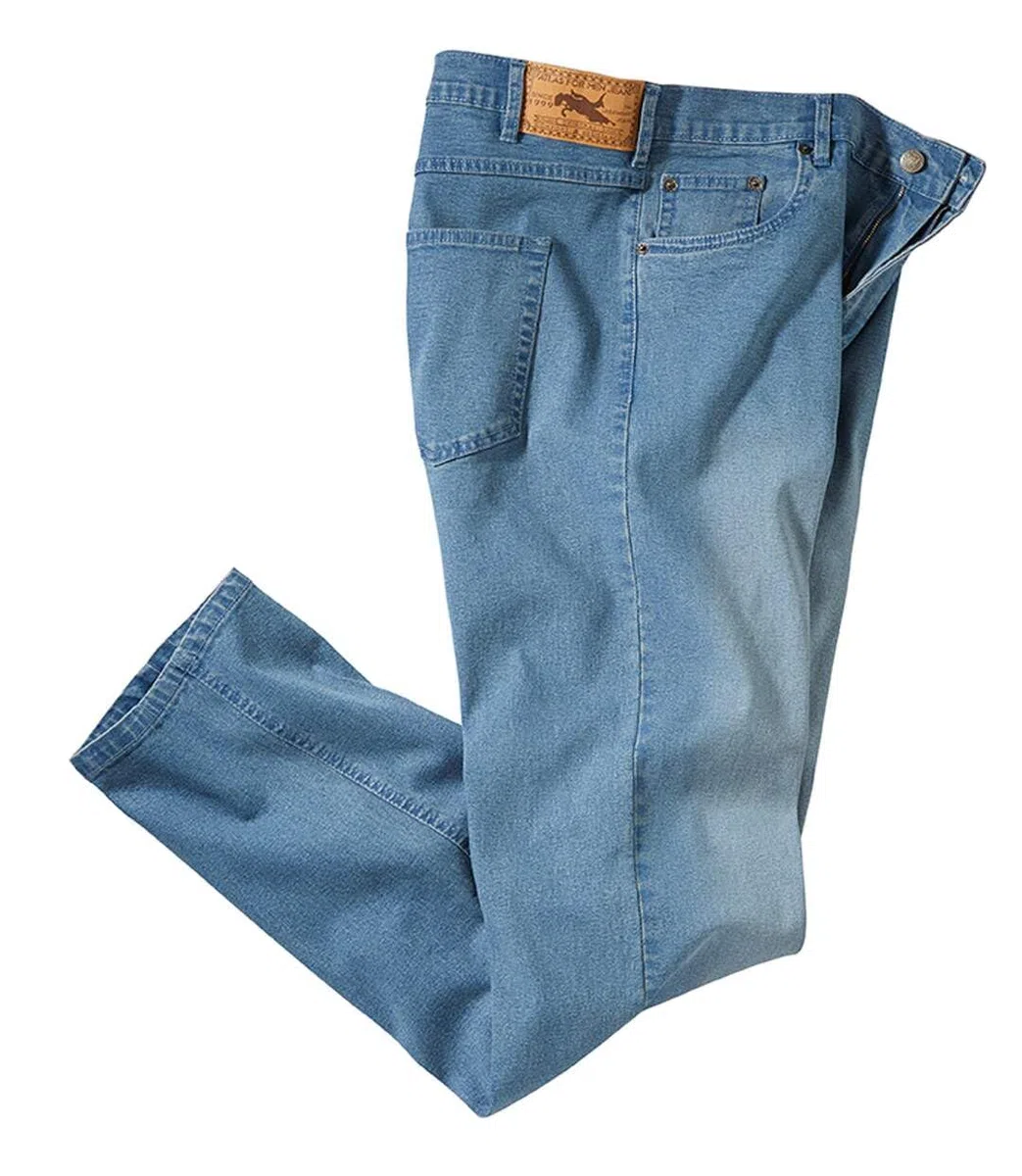 ATLAS FOR MEN - Jean Homme Regular - Jeans Homme Stretch - Coupe Droite - Pantalon Homme - Disponible en Grandes Tailles
