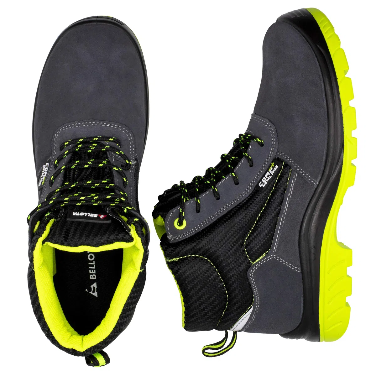 Bellota 7230938S1P Bottes de sécurité Noir, Vert, 39