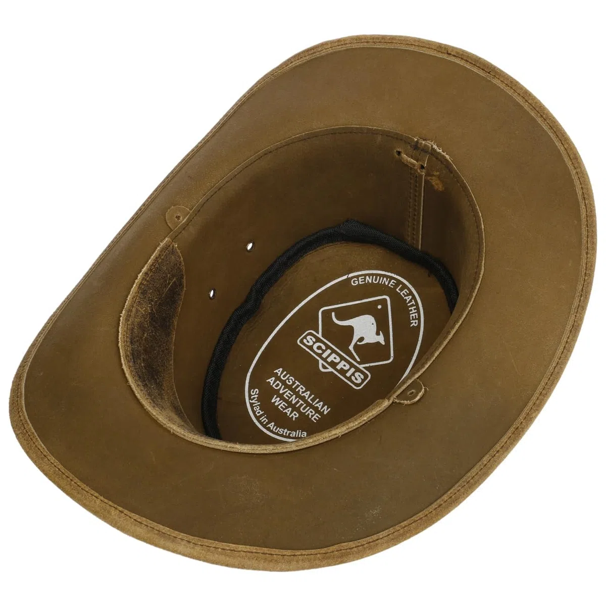 SCIPPIS Chapeau en Cuir Irving