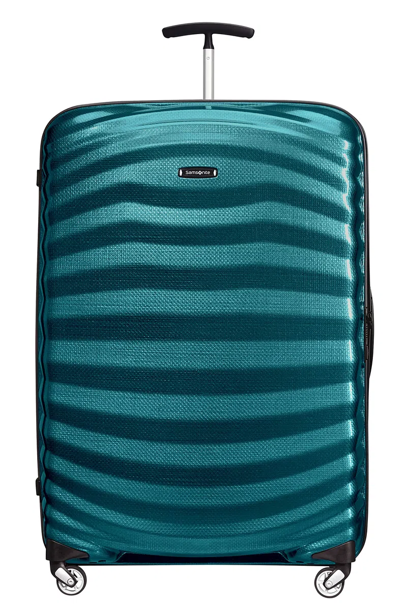 Samsonite Lite -Shock - Spinner XL Suitcase, 81 cm, 124 L, Bleu (Bleu à Essence)