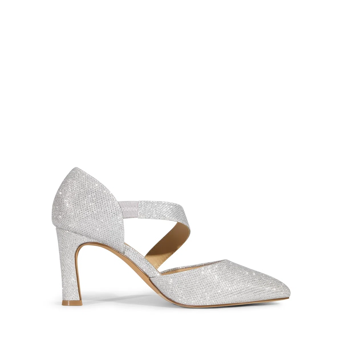 DREAM PAIRS Escarpins Femme Confortable Chaussure à Talon Bride Asymétrique SDPU2350W