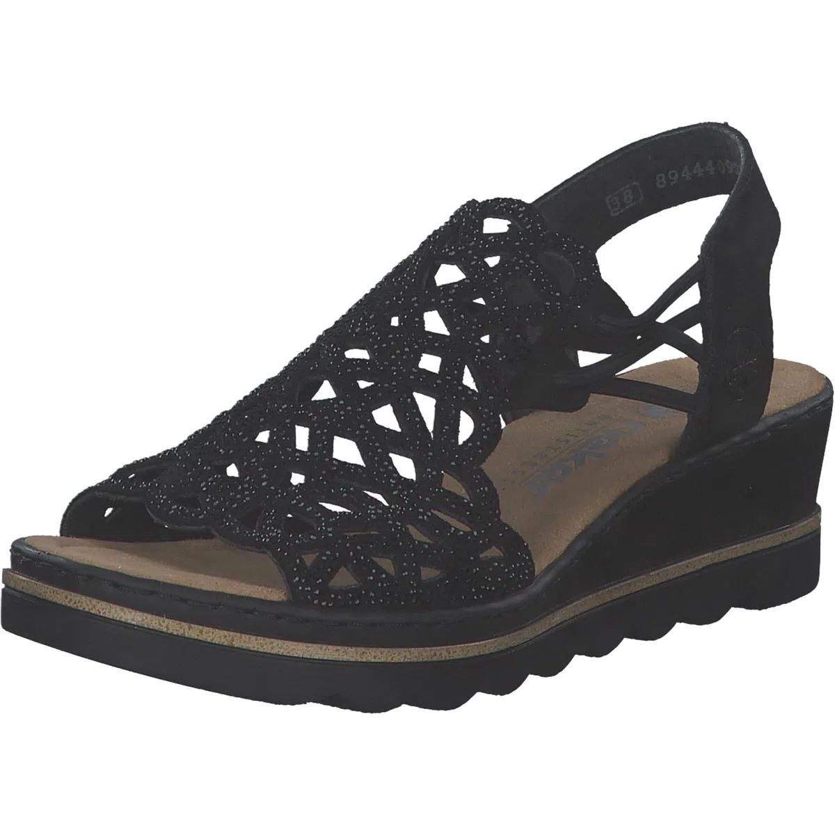 Rieker 67465 Sandales compensées Femme