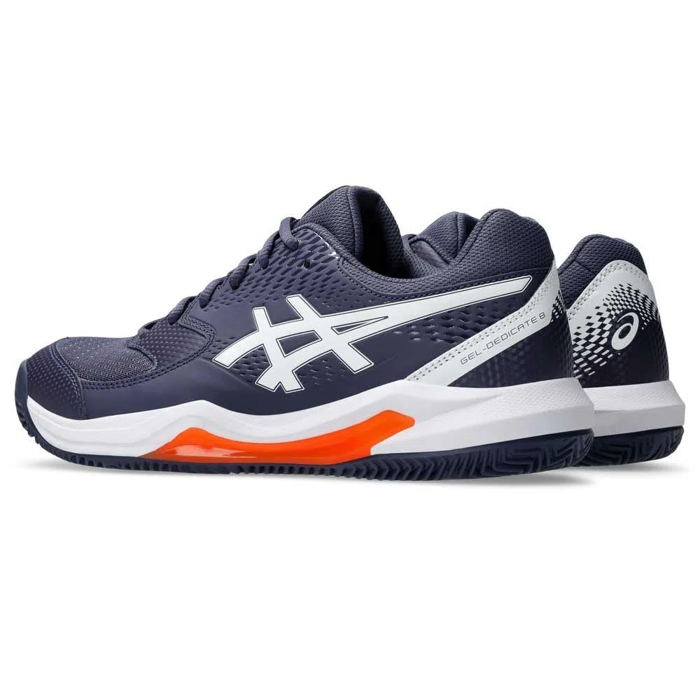 ASICS Dedicate 8 Clay Homme Chaussures de Tennis Bleu Blanc
