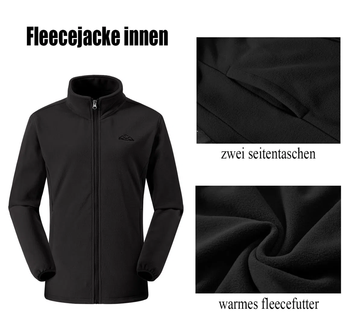 YSENTO Veste de ski 3 en 1 pour femme - En polaire - Imperméable - Coupe-vent - Chaude - Fonction d'extérieur - Softshell - Avec capuche amovible