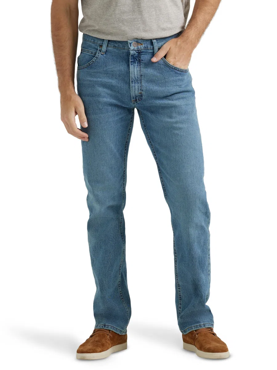 Wrangler Authentics Jean Coupe Droite Classique À Cinq Poches - Jeans - Droit - Homme