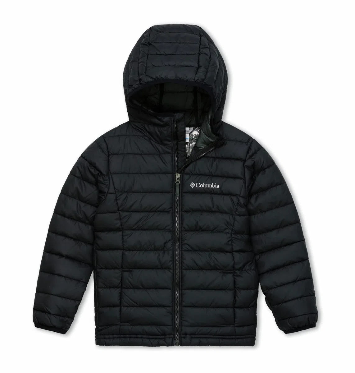 Columbia Powder Lite Boys Hooded Jacket Doudoune À Capuche Garçon
