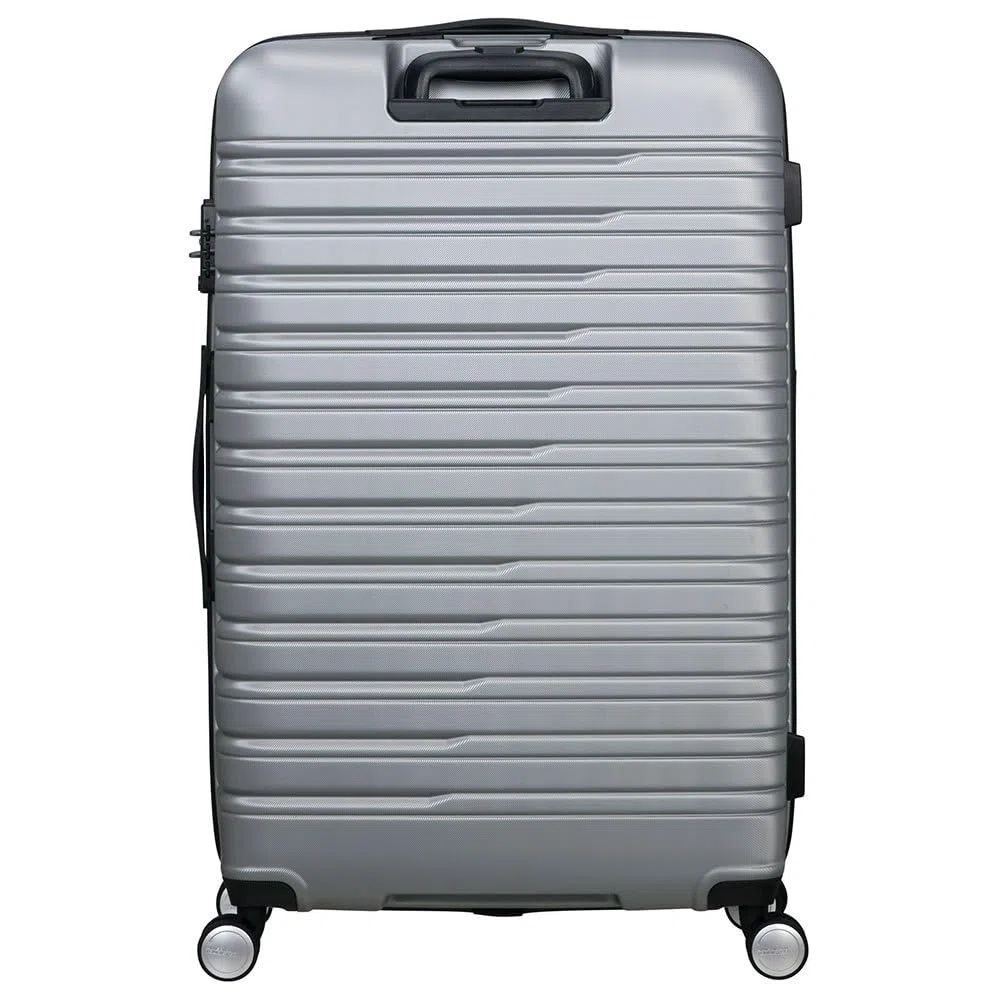 American Tourister Flashline - Spinner L, étui, 78 cm, 100/109 L, argenté (Sky Silver)