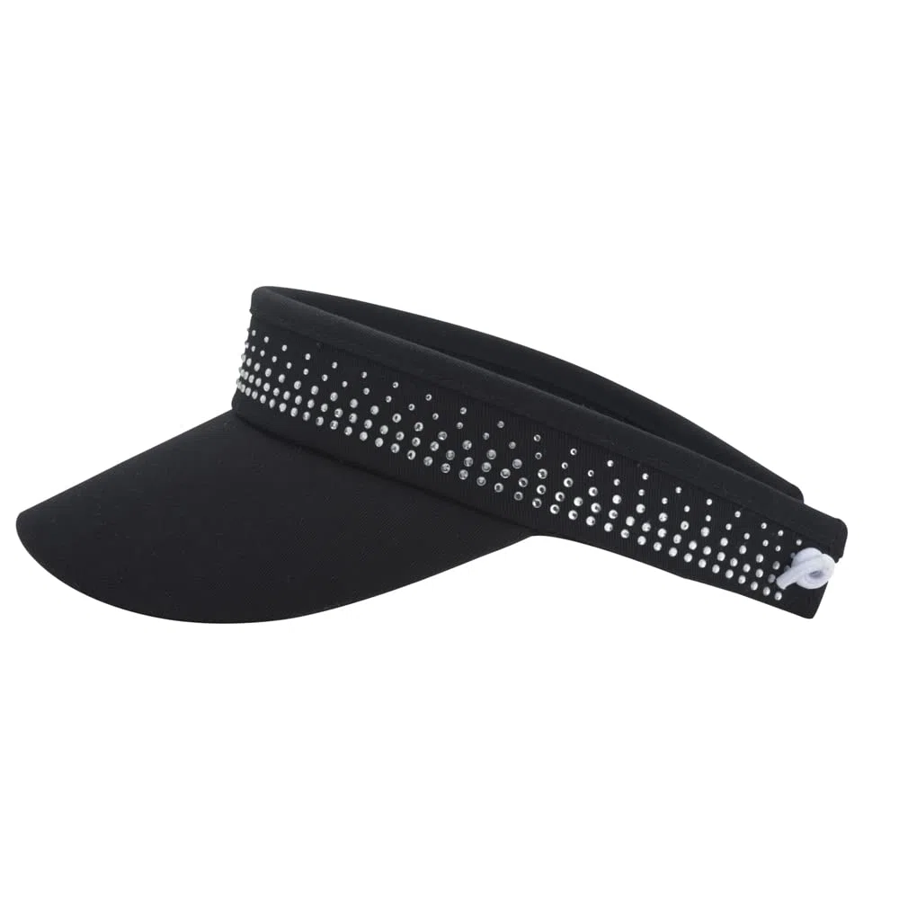 Surprizeshop Womens Golf Embellished Crystal Visor - Visière - Femme