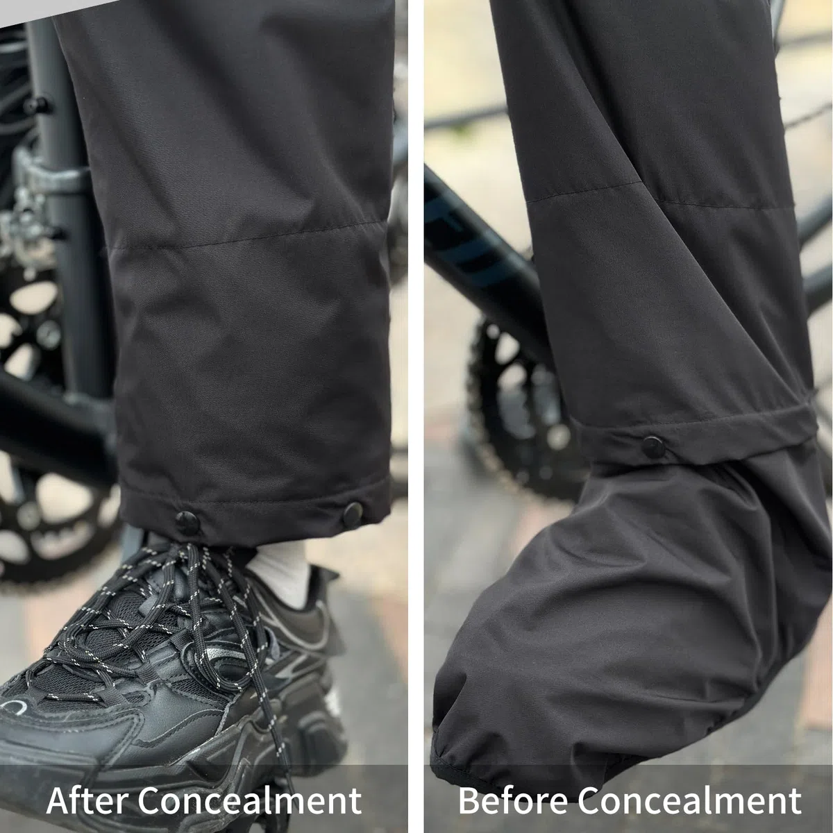 WOSAWE Pantalons Imperméables Unisexe Léger et Respirant Pantalon de Pluie pour Cyclisme, Golf, Randonnée, Pêche, Camping