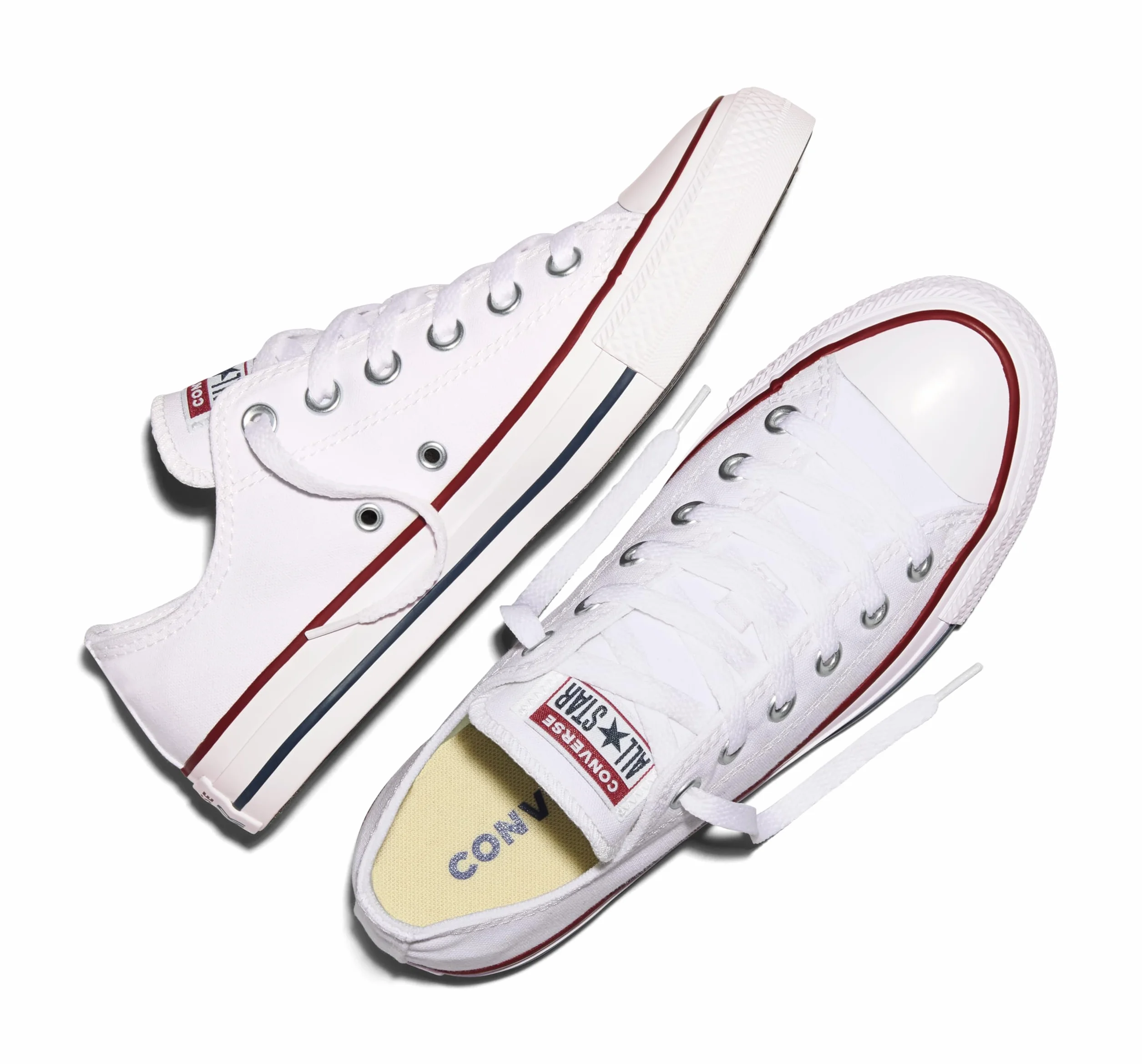 Converse Unisex Schuhe All Star weißen Stoff Turnschuhe M7652