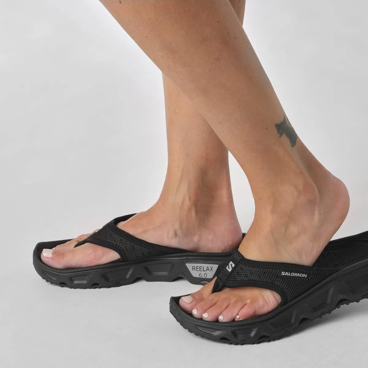 Salomon Reelax Break 6.0 Tongues de récupération pour Femme Foulée amortie Maintien sans coutures Légèreté